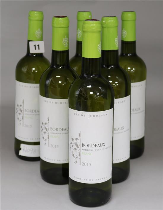 Six bottles of Bordeaux appellation dorigine protege